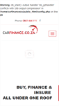 Mobile Screenshot of carfinance.co.za