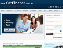 Tablet Screenshot of carfinance.com.au